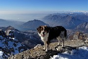 RESEGONE innevato e ‘Porta del Palio’ ad anello da Fuipiano Valle Imagna il 16 febbraio 2019- FOTOGALLERY